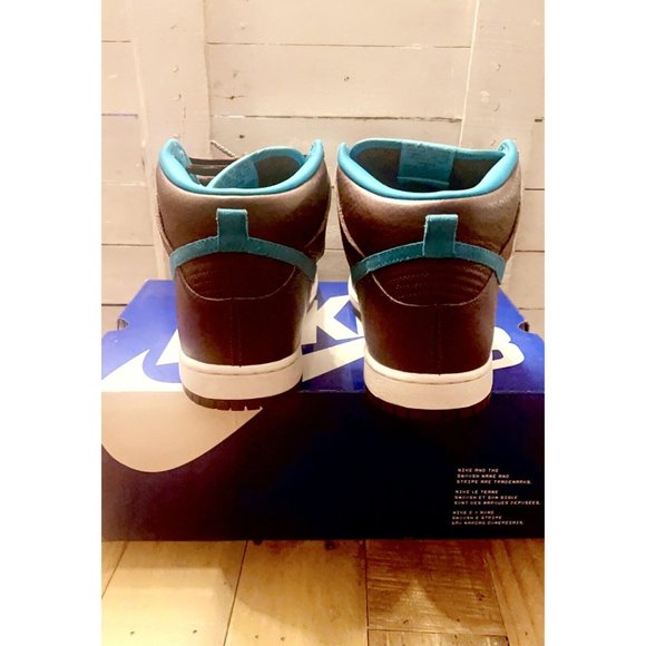 Nike SB Dunk High Premium SB Deep Burgundy/Aquamarine (313171601), Size 11 main image 4
